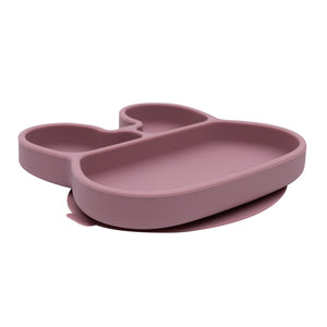 Bunny Stickie Plate Dusty Pink