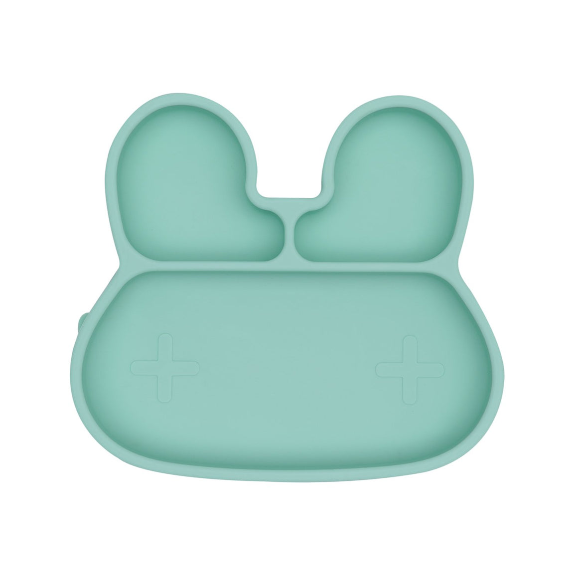 Bunny Stickie Plate-Mint