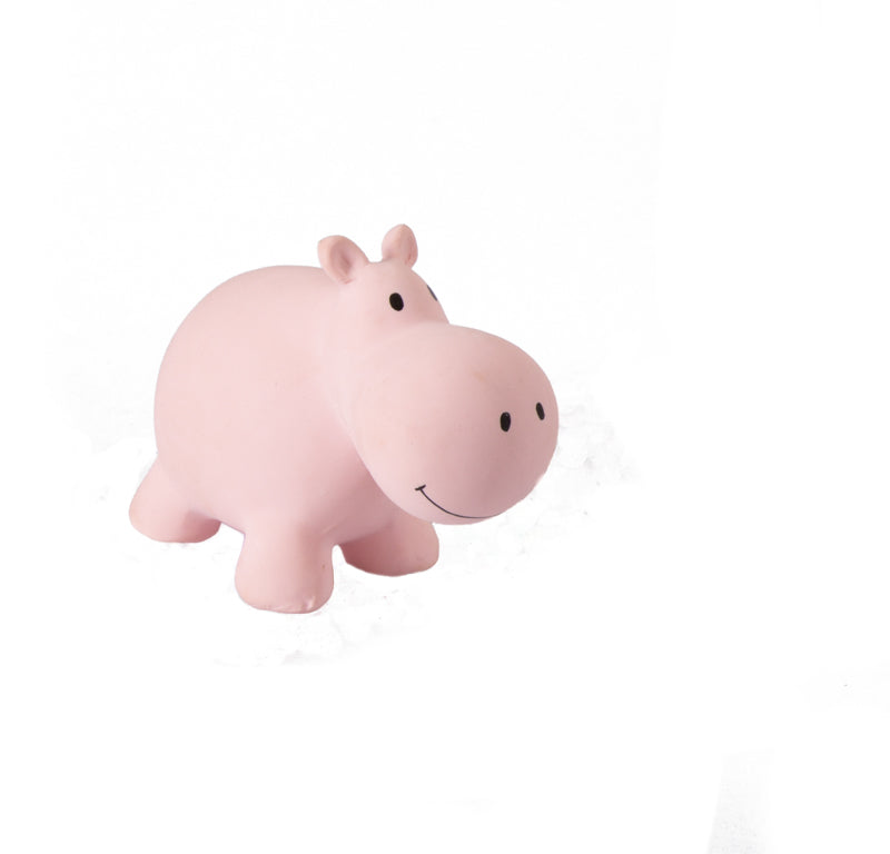 Rubber Tikiri Pink Hippo