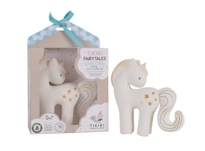 Sparkling stars Unicorn teether and bath toy in box