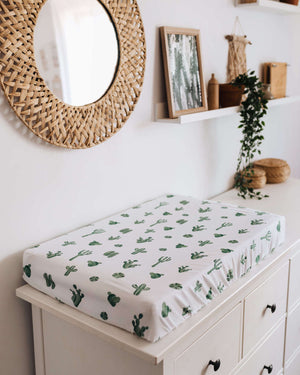 Cactus Fitted Bassinet Sheet
