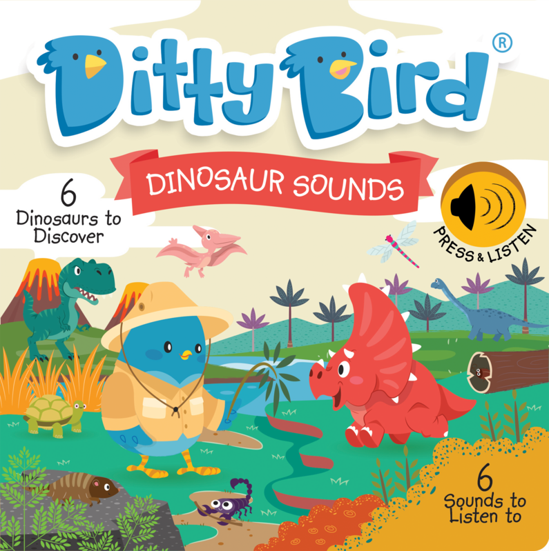 Ditty Bird Dinosaur Book