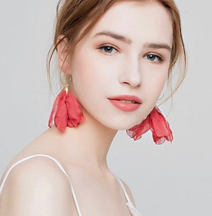 Earrings- Paris Red