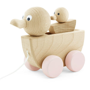 Wooden Pull along wooden duck
